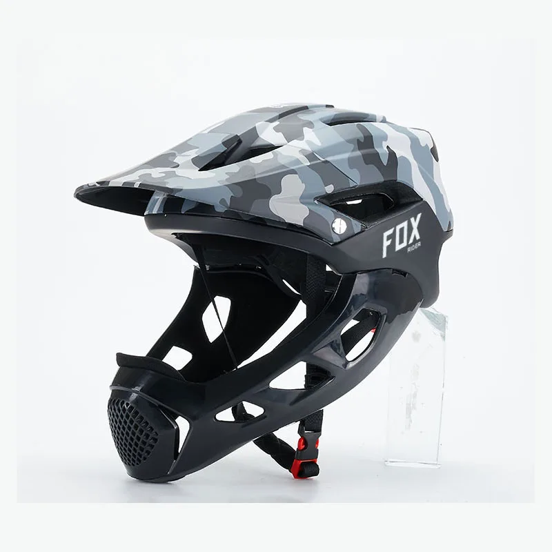 MTB Full Face Helmet Adult DH Downhill Bike casco bicicleta Off-Road Safety Helmet Mountain Bike BMX Full Cover Helmet removable