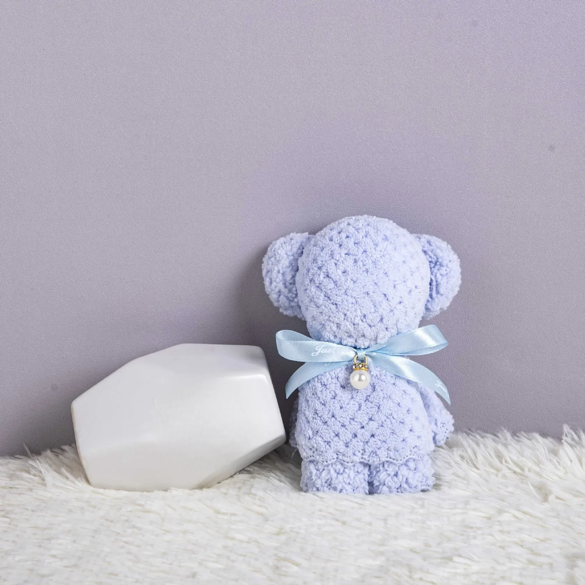 

Набор полотенец из кораллового бархата в форме медведя