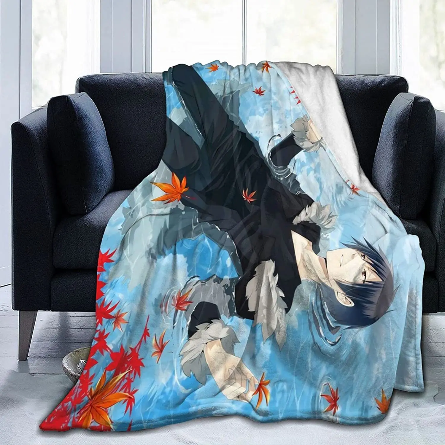 

Izaya Orihara Fluffy Soft and Comfortable Blanket, Anime Warm Embrace of Sympathy