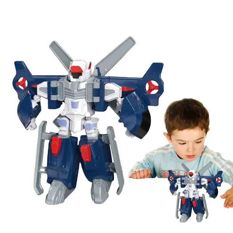 

Мини-робот-трансформер, мультяшный аниме деформационный автомобиль, самолет, игрушки для детей, подарок на день рождения и Пасху для мальчиков и девочек