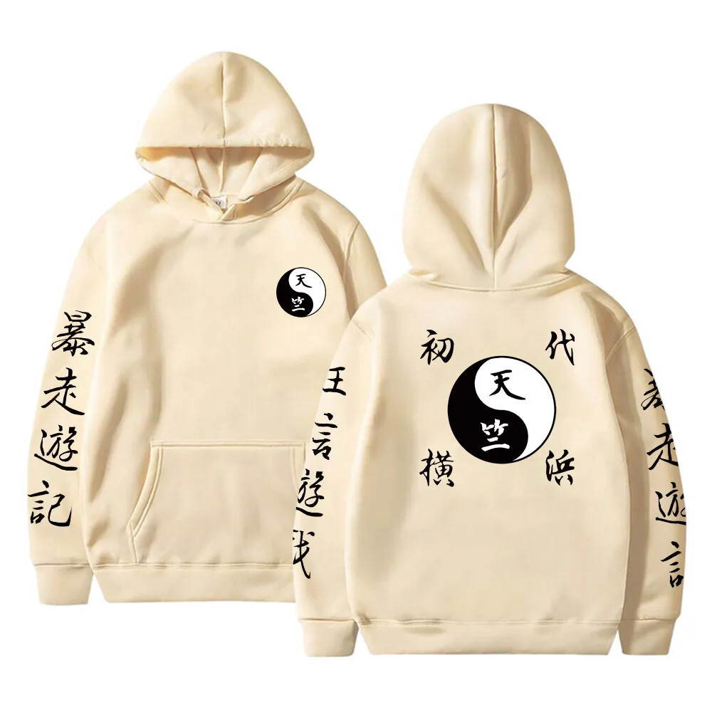 

Толстовка с японским аниме Токио, с рисунком, с рисунком, для мужчин и женщин, уличная одежда, свитшоты в стиле Харадзюку, пуловер оверсайз, т...