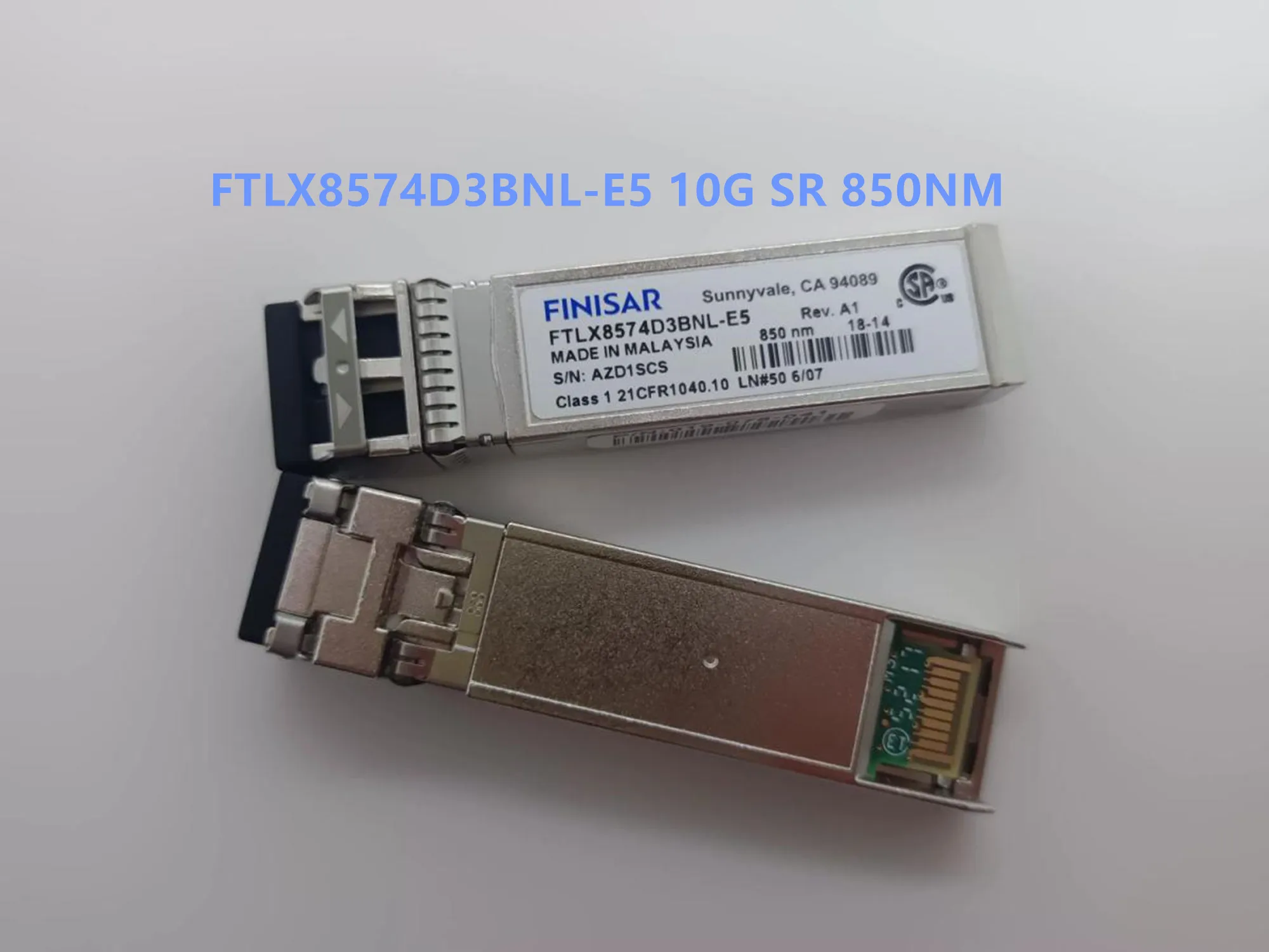 Finisar Module 10G SFP 850NM Optical Fiber FTLX8571D3BCL FTLX8571D3BNL-E5 FTLX8571D3BCL-EM FTLX8574D3BCL FTLX8574D3BNL-E5