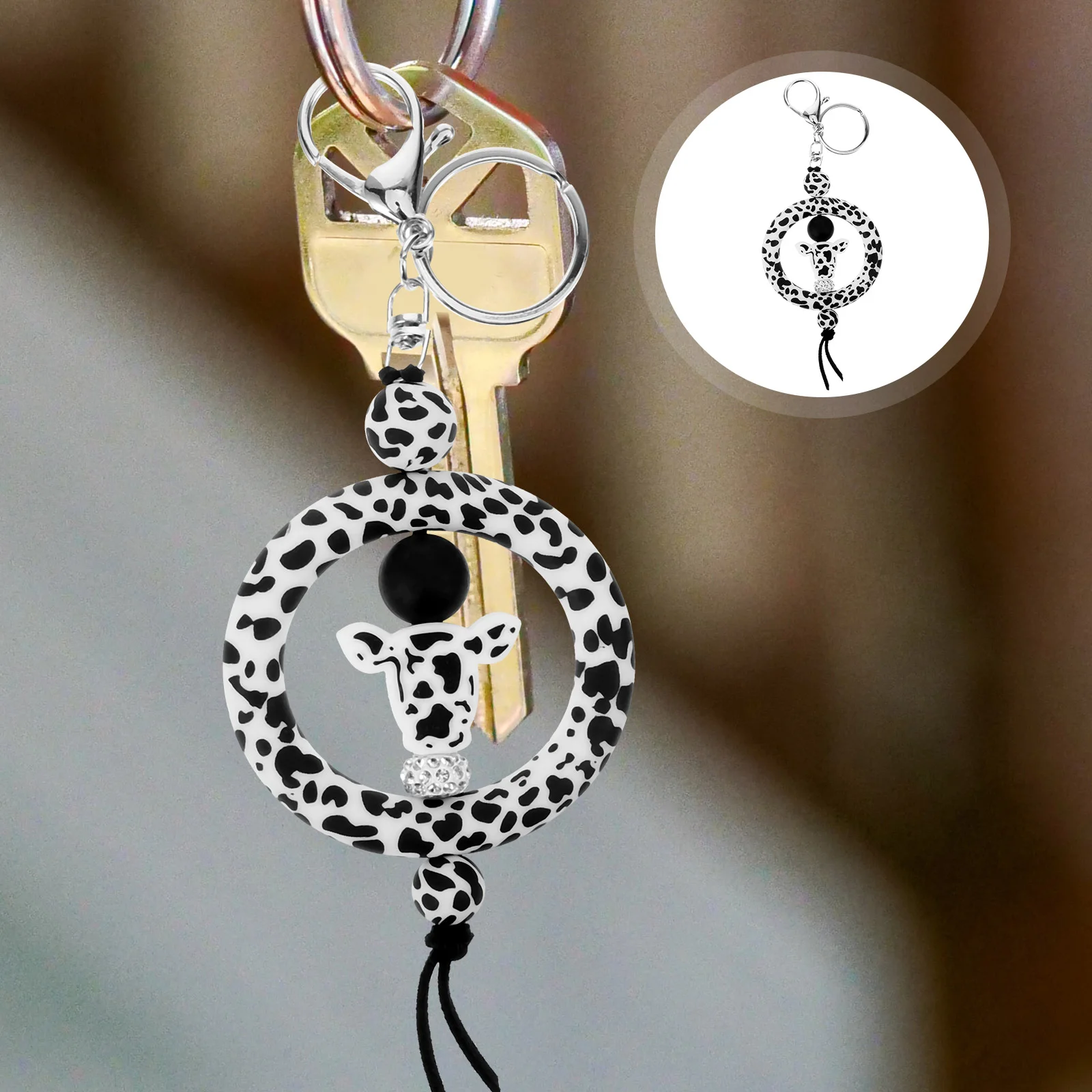 

Silicone Key Ring Bracelet Wristlet Keychain Rings Keychains Women Womens