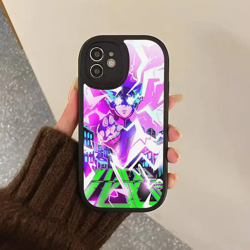 Mob Psycho 100 Phone Case Hard Leather Phone Case For iPhone 14 13 12 Mini 11 14 Pro Max Xs X Xr 7 8 Plus 6 6s