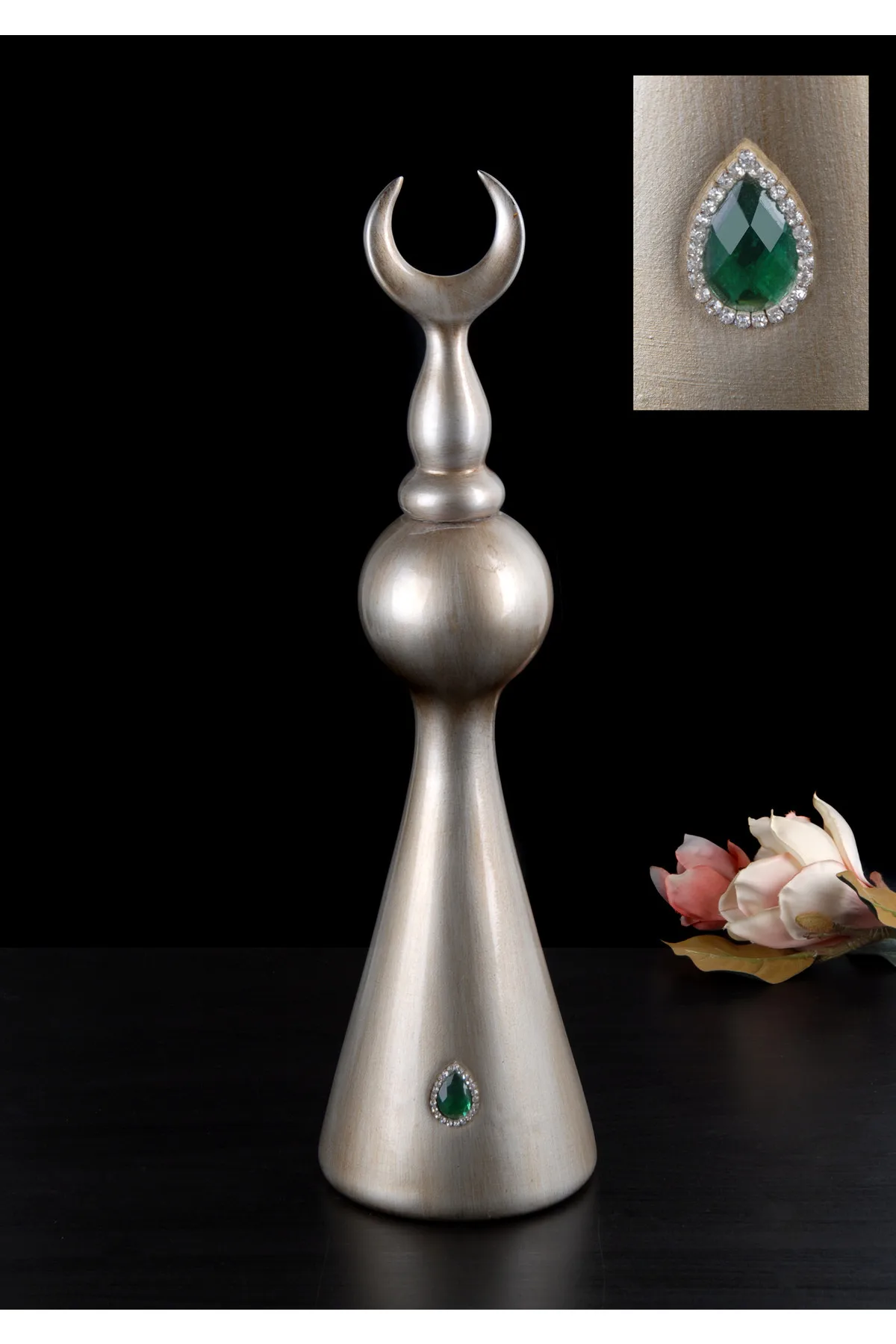 

Капельный полумесяц-51 см, серебряный фотоальбом, украшение