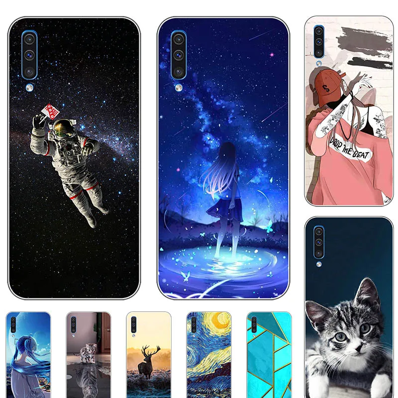 Новый Модный чехол для телефона Samsung Galaxy A7 2018 A750 SM-A750F A750F A750FN 6,0 дюйма, милый мягкий силиконовый чехол с аниме-героями мультфильмов