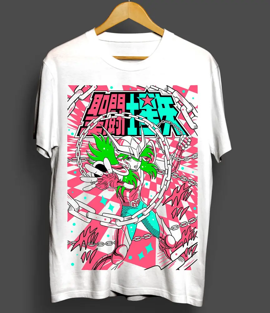 Andromeda Shun Футболка saint Seiya Ikki Sienna Nero Cosmo аниме рубашка всех размеров