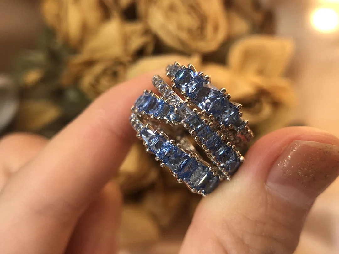 Original Swa Rings for Women Christmas Trendy Jewelry Austria Crystal Luxury Wedding Rings Romantic Gifts Dropshipping With Logo