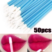 disposable lip brush eyelash makeup brushes eyelash extension mascara applicator lipstick wands cosmetic makeup tools 50pcsbox