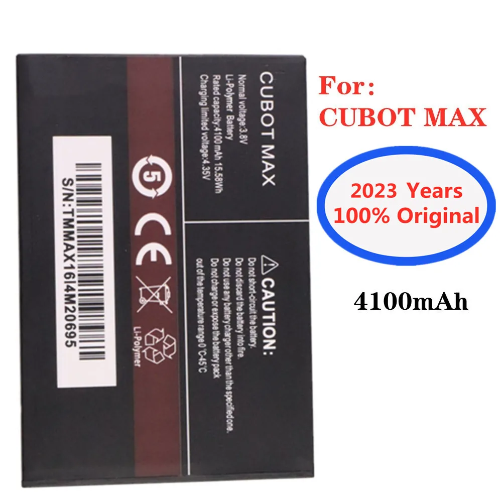 

2023 years Large Capacity 4100mAh Replacement Backup Original Battery For CUBOT MAX Mobile Phone Batteries In Stock