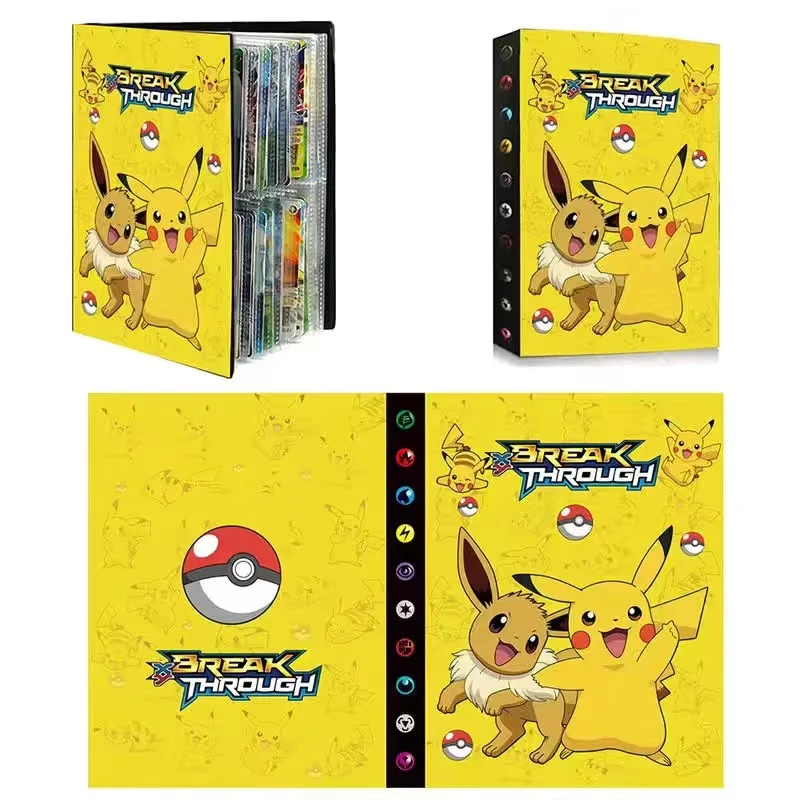 

Pokemon Card Book Pikachu Greninja Ash Ketchum Series Anime Peripheral Character 240 Piece Set Card Book Collectibles Gifts