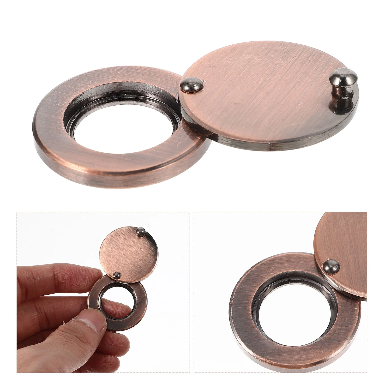 

Cat Eye Back Cover Piece Privacy Door Protection Supplies Interior Doors Home Copper Viewer Anti- Peeping Observer Safety