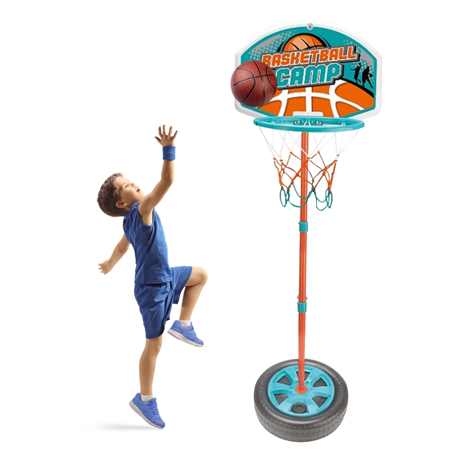 

Adjustable Height Kids Basketball Hoop Outside Backyard Games Mini Hoop Basketball Goal Gifts For Boys Girls Indoor Outdoor Mini