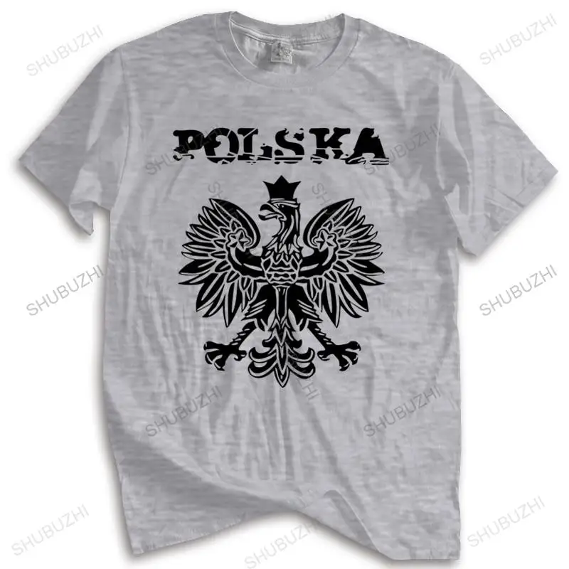 

Cotton Tshirt Men Crew Neck Tops T-Shirt Poland Polen Republic Of Poland Pl Unisex Teeshirt Euro Size