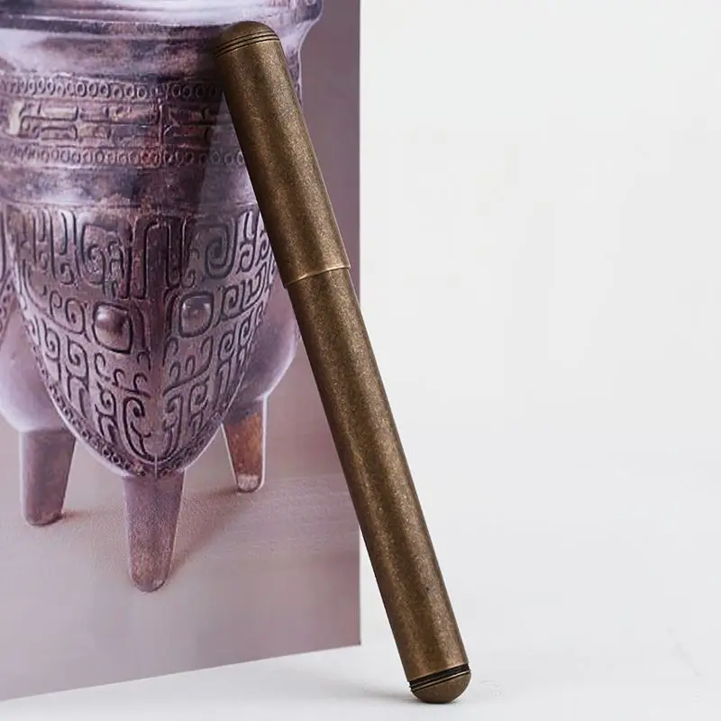 Moonman Delike Element полностью медная перьевая ручка яркий наконечник маленький