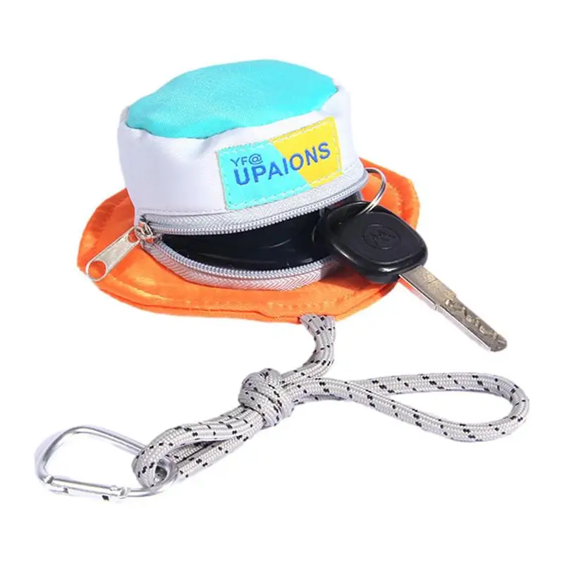 

Hat Shape Coin Purse Keychain Wallet Bag Waterproof Headphones Travel Organizer Case For Lipsticks Keys Coins