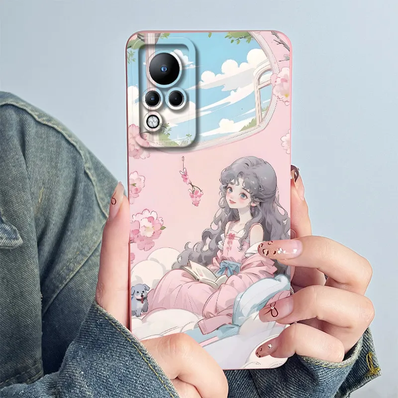 For Infinix Note 11 / 12 G88 Phone Case X663 X663B X663C X663D Cover Soft Silicone Sweet Painted Shell Printed Casing Coque