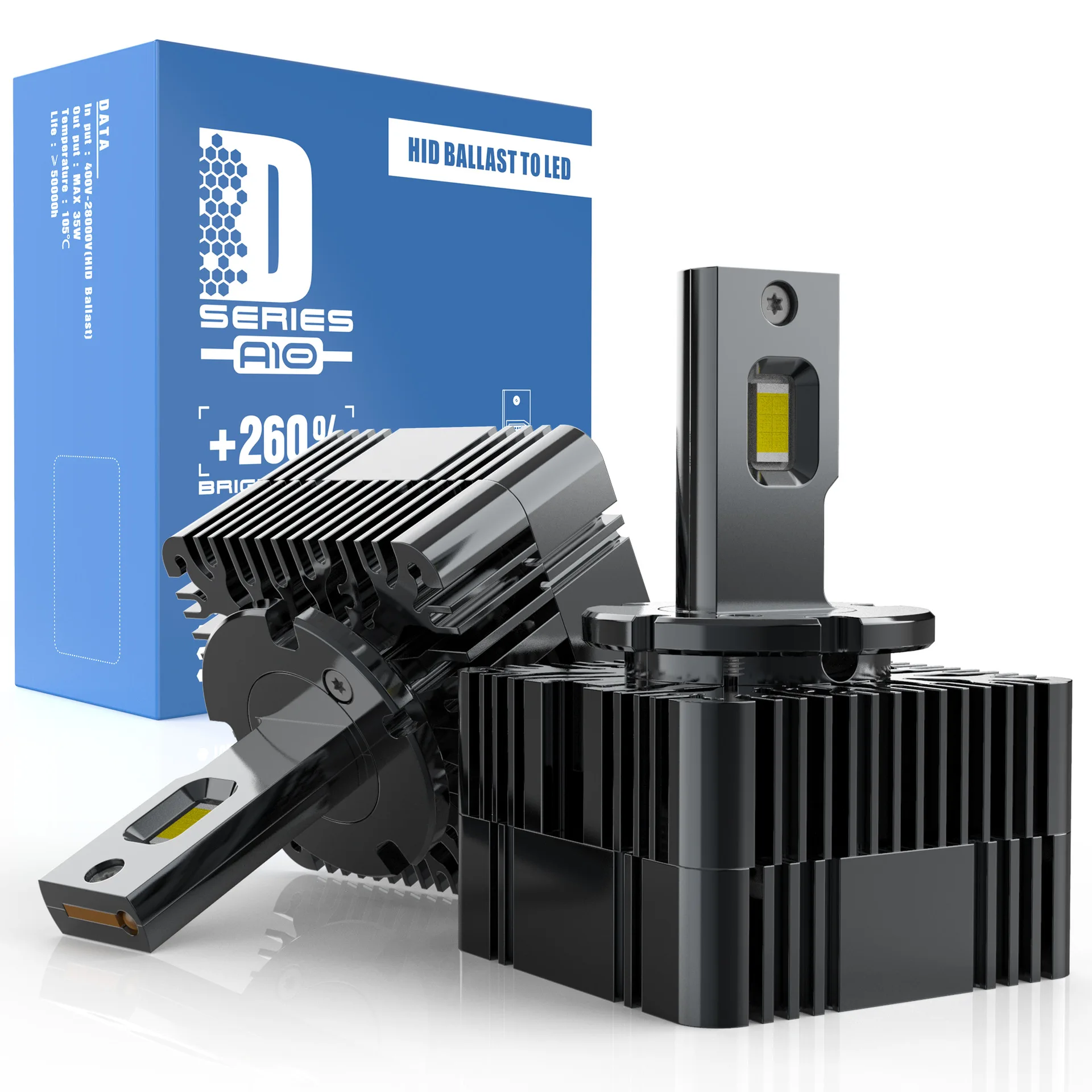 

Превосходная производительность освещения с A10 D серии 70 Вт 6000K-6500K светодиодный лампы фар, HID Ксеноновые лампы для повышенной видимости