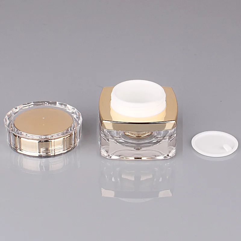 

30/50g Empty Eye Face Cream Jar Body Lotion Packaging Bottle Travel Gold Color Cosmetic Container Makeup Emulsion Sub-bottle