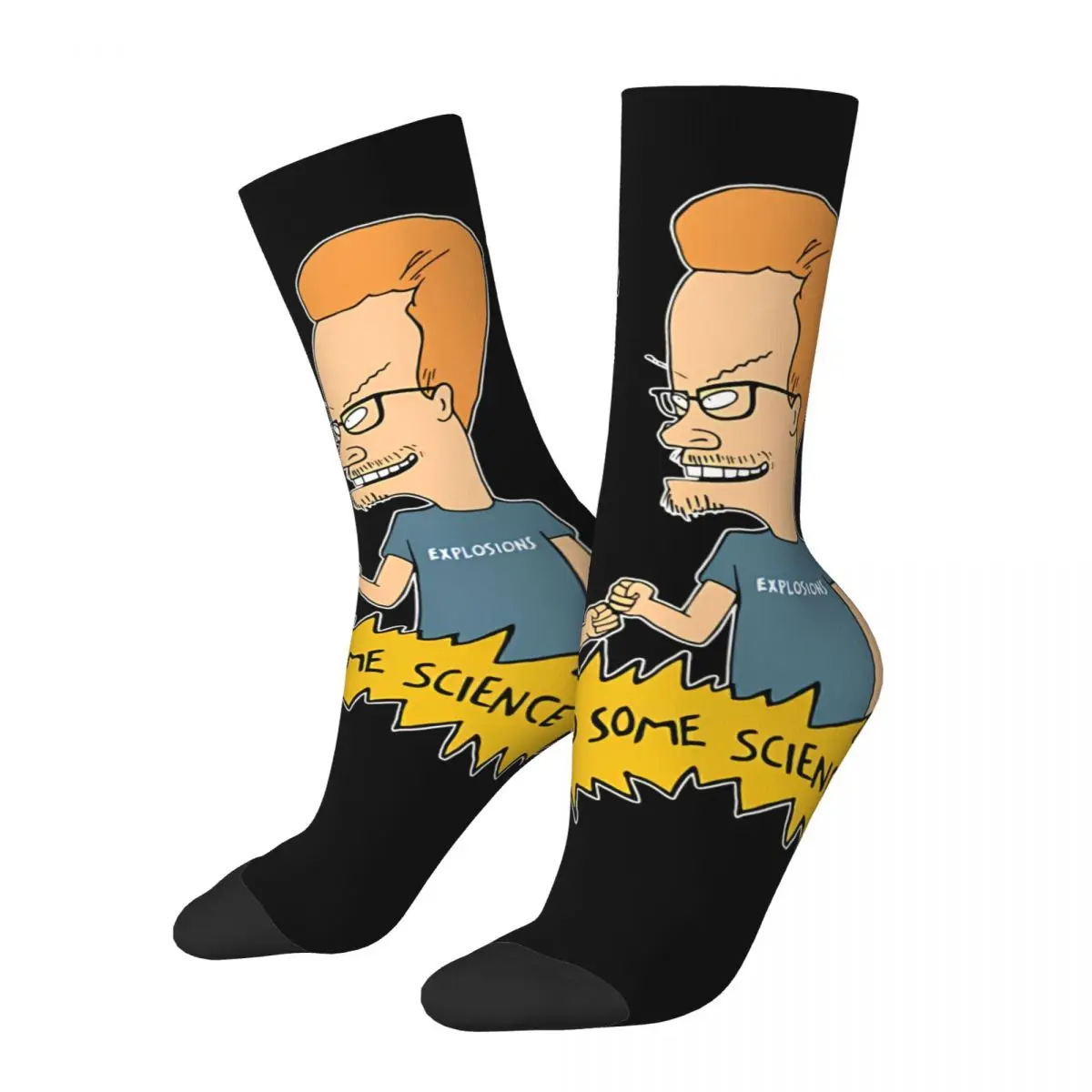 Носки компрессионные мужские в стиле Харадзюку счастливые Смешные винтажные