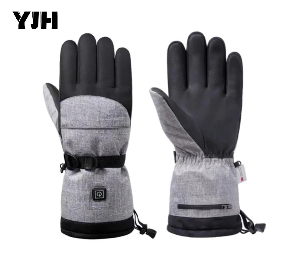 Intelligent heating gloves full fat touch screen warm waterproof motorcycle outdoor cycling electric heating ski gloves