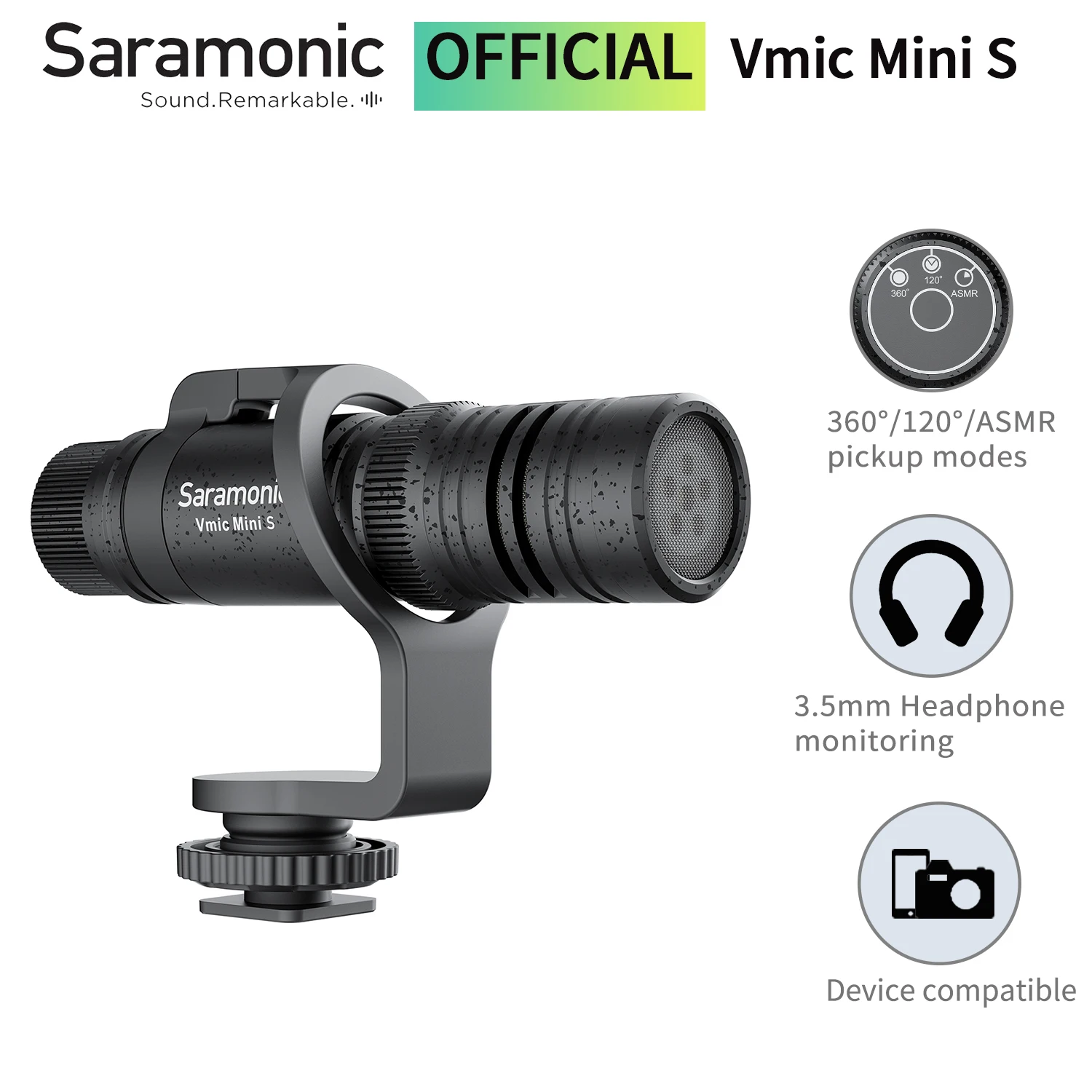 

Saramonic Vmic Mini S конденсаторный микрофон для ПК