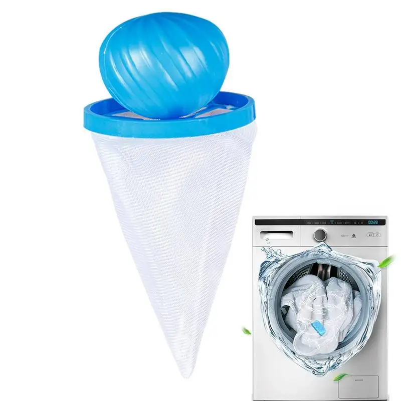 

Washing Machine Hair Catcher Laundry Filter Bag Floating Lint Hair Catcher Filter Mesh Bag Safe And Effective Floating Lint Hair