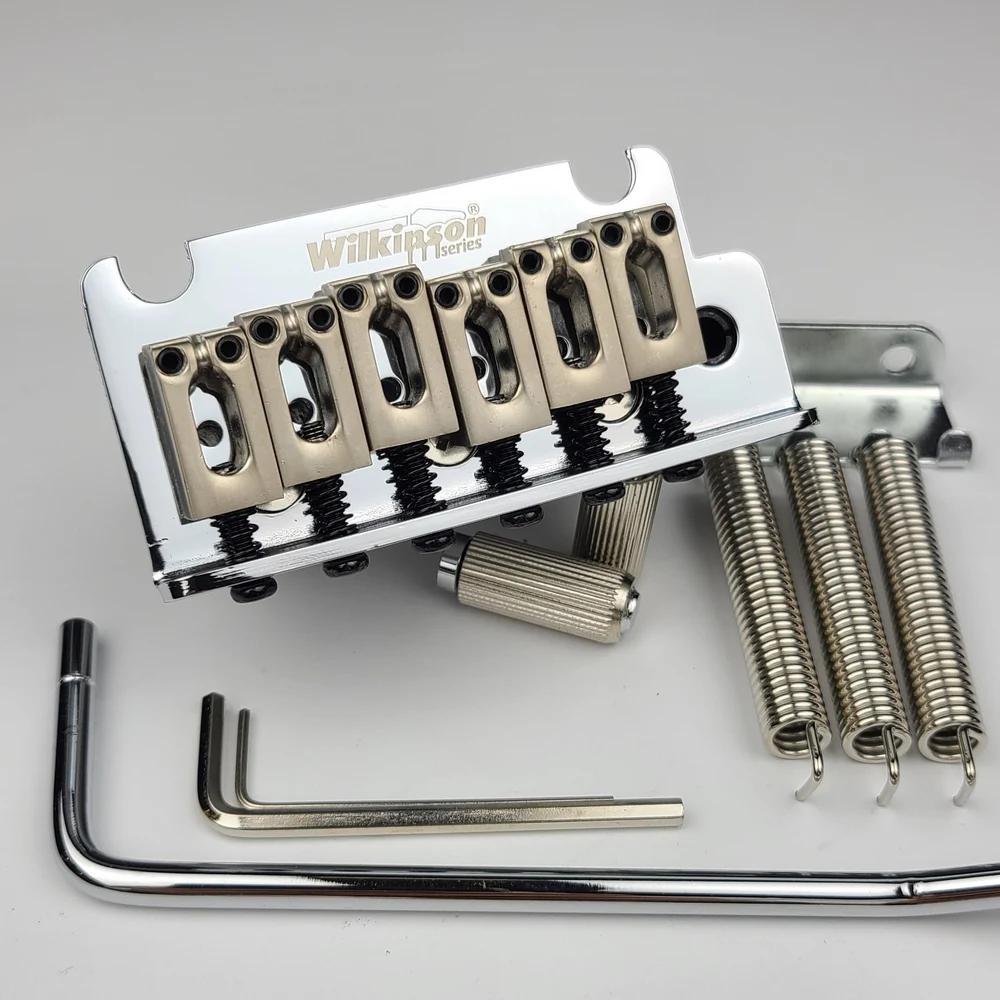 Фото Wil2 post point Chrome Silver двойной подвижный фотомост для strat и suhr Guitar WOV06 №2