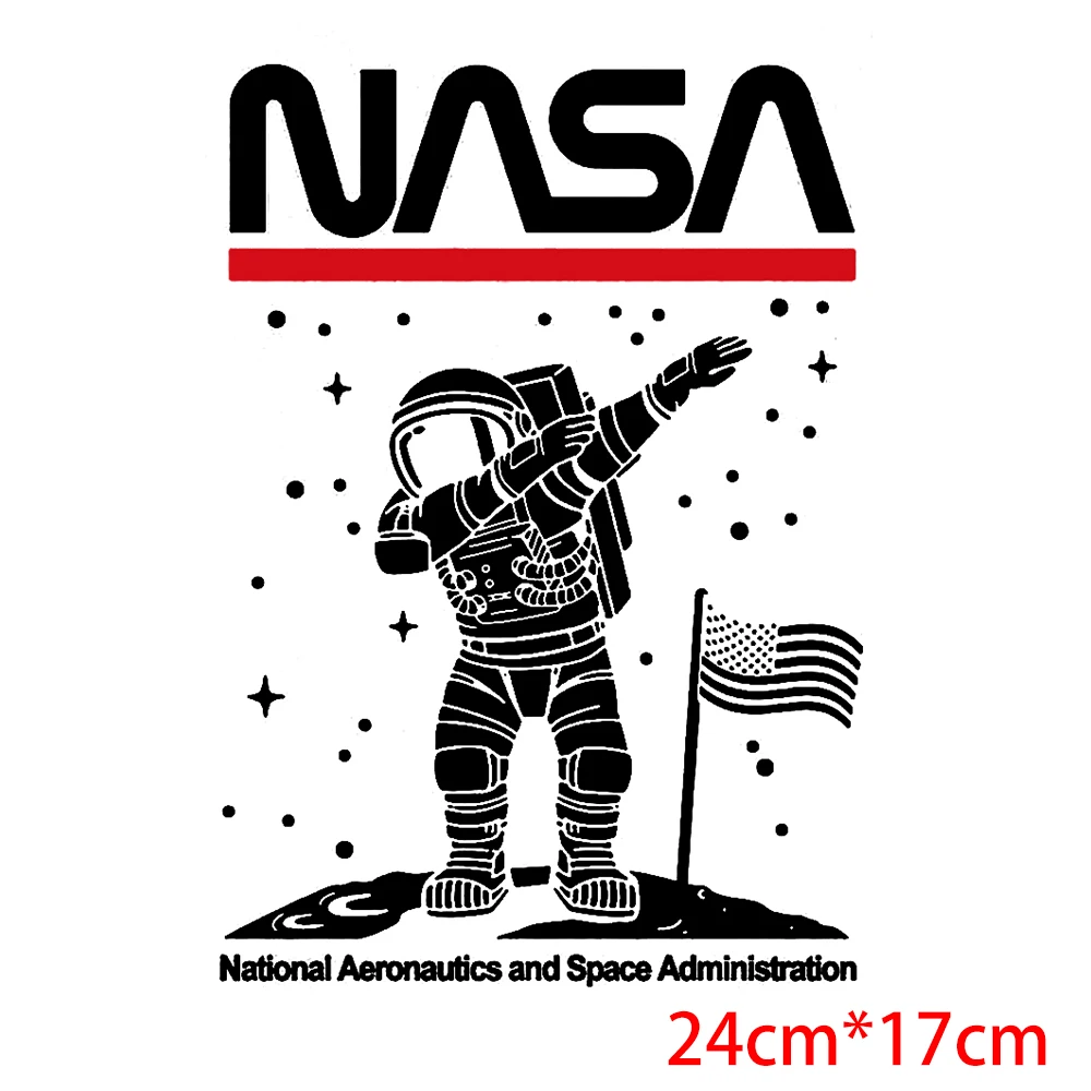 

Термонаклейки с изображением астронавта, забавная термонаклейка для космоната, модные нашивки, аксессуары для мужчин и женщин, футболки, то...