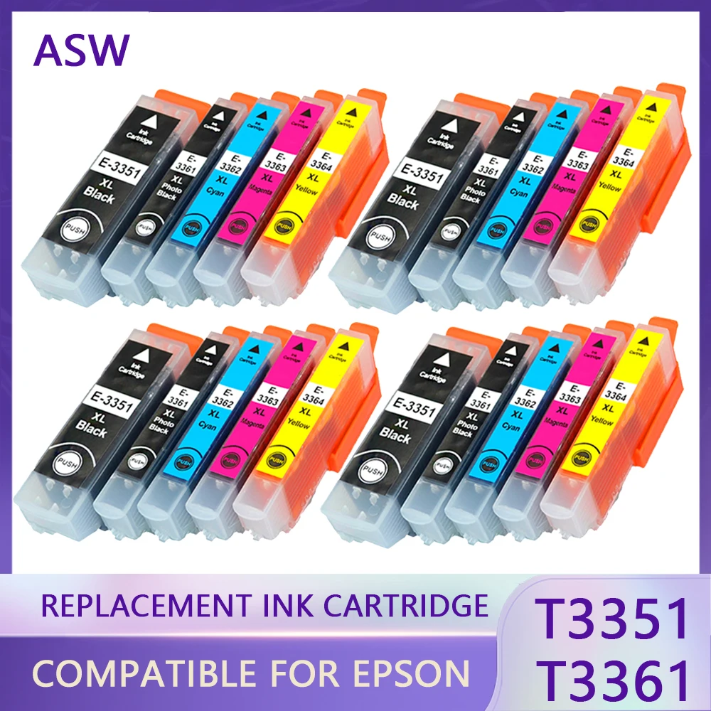 

Совместимый чернильный картридж EPSON 33XL 3351 для принтера T3351 T3361 expressions Premium XP 530 540 630 640 635 645 830 900