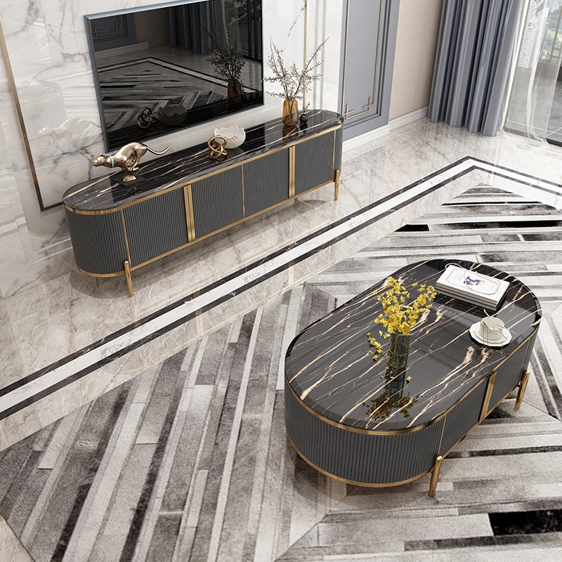 Современный шкаф-органайзер для консоли гостиной в стиле ретро подставка