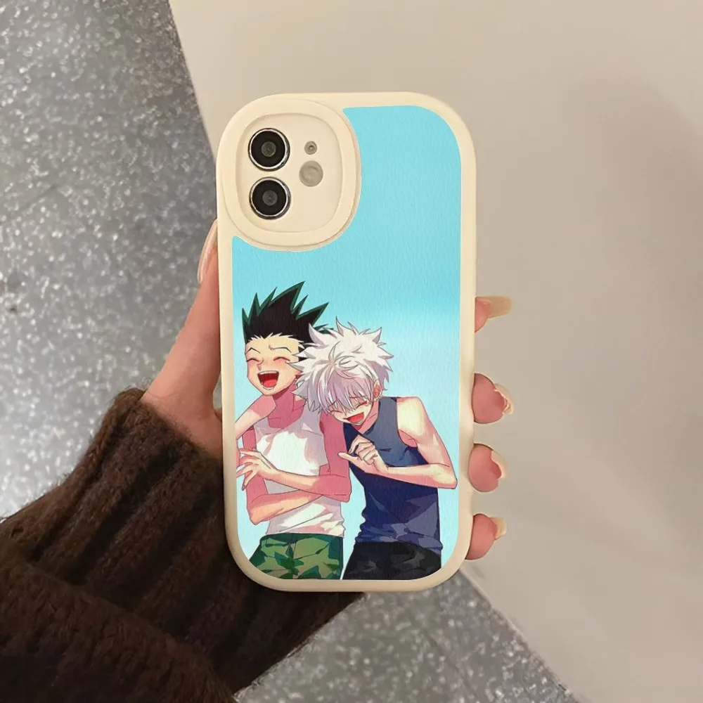 Чехол для телефона Anime Hunter X из жесткой кожи iPhone 14 13 12 Mini 11 Pro Max Xs Xr 7 8 Plus 6 6s