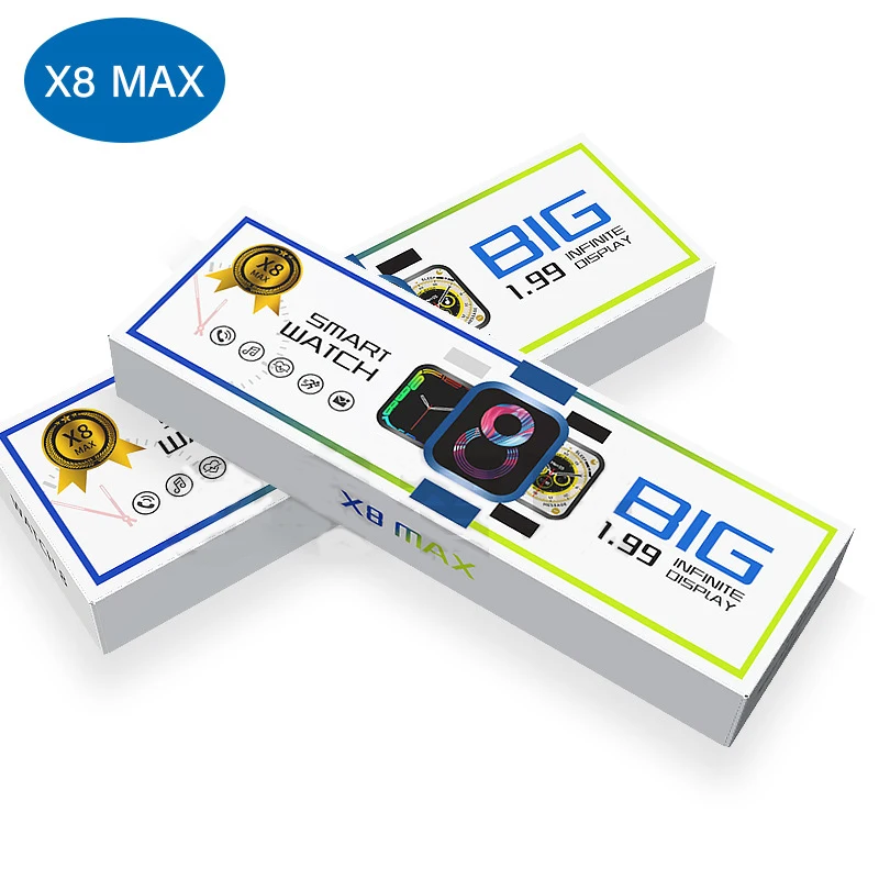 

IWO Series 8 Smart Watch X8 Max Bluetooth Call Custom Dial Sport Sleep Monitor Heart Rate Men Woman Smartwatch PK I7 I8 T900 Pro