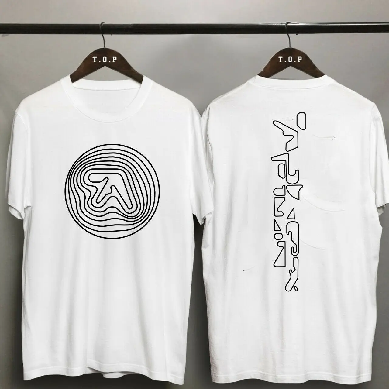 

Aphex Twin - Aphex Twin Symbol Twirl Spiral Logo Men's T-shirt