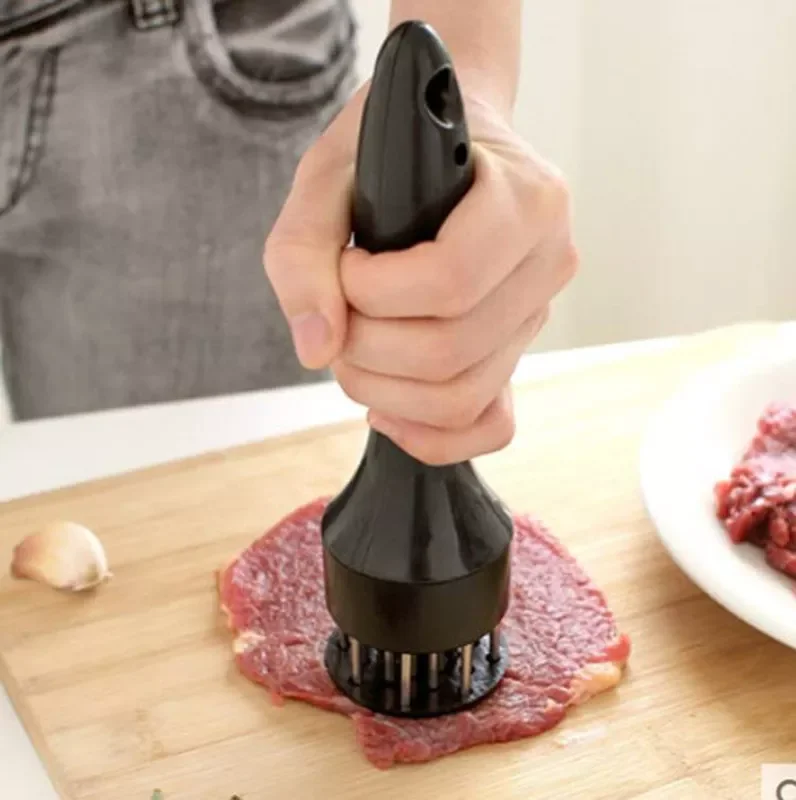 

Kitchen stainless steel gadget meat tenderizer needle steak pork chops loose household meat hammer Food Cooking Meat Tool