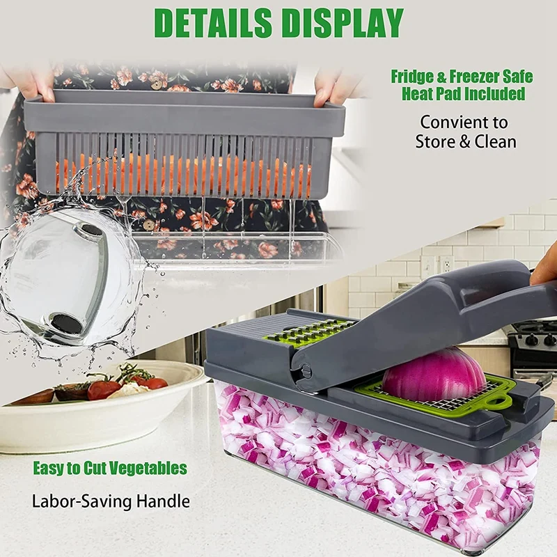 Измельчитель овощей Многофункциональный измельчитель пищевых продуктов лука