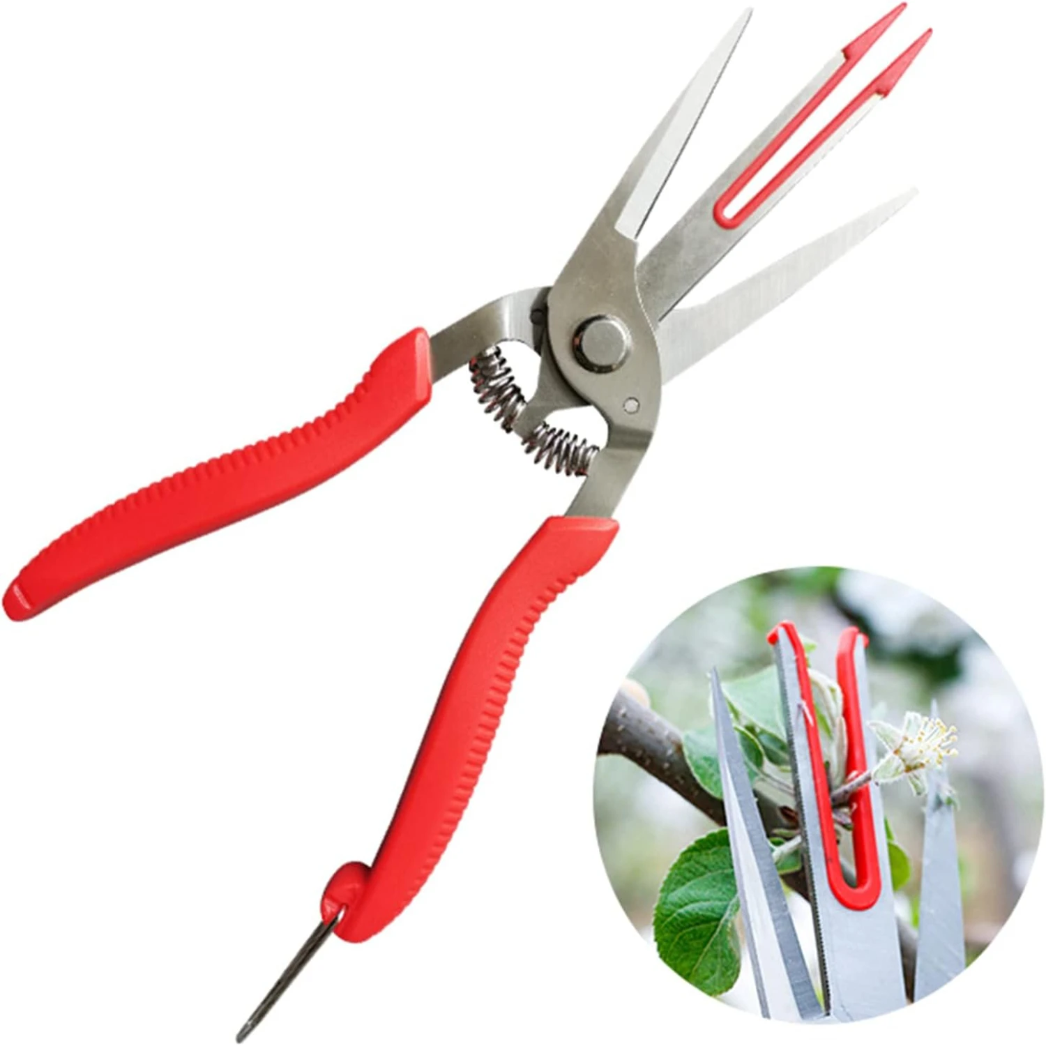 Carbon Steel Forging for Pear Tree Scissors Double Mouth Gardening Cutting Shears Pruning Tools Agricultu High-Carbon S