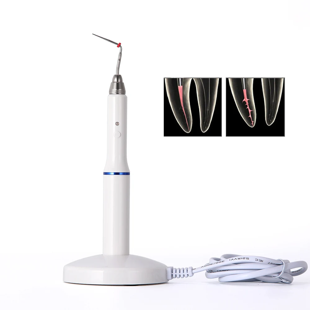 AZDENT 2022 Cordless Wireless Gutta Percha Endo Heated Pen Obturation System 2 Tips Endodontic Root Dentistry Instrument