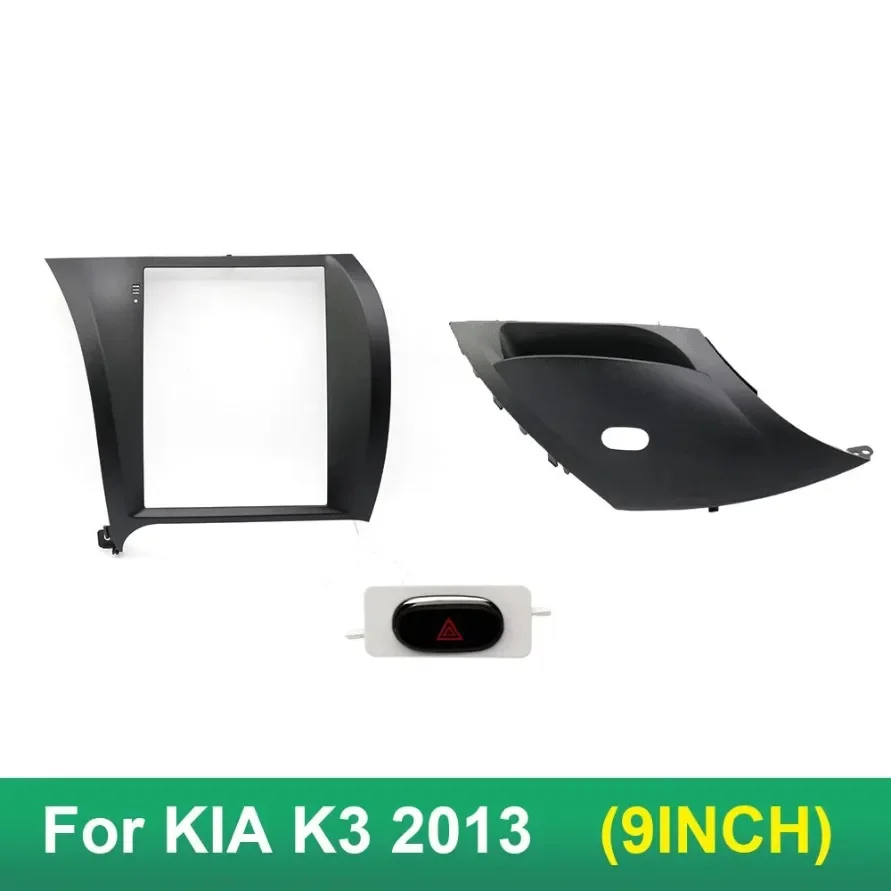 Автомобильный радиоприемник 2 Din 9 7 дюйма для KIA K3 2013 Tesla Style мультимедийная рамка