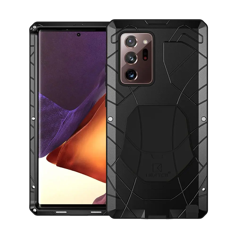 Металлический противоударный чехол Imatch для Samsung Note20 Note 20 Ultra 6 9 роскошная броня Doom