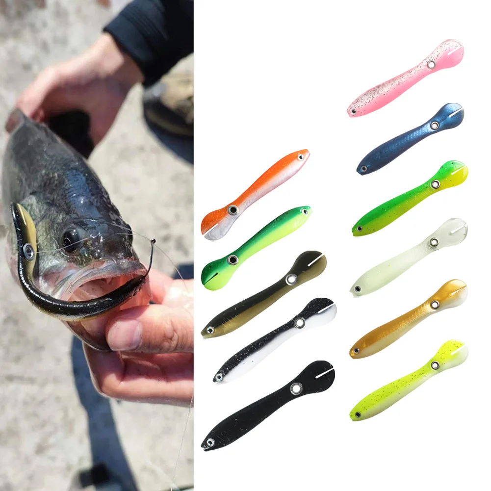 

10cm Fishing Bait Wobble Tail Lure Silicone Loach Baits Artificial Soft Swimbaits For Bass Pike Salmon Fishing Accessories Pesca
