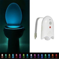smart pir motion sensor toilet night light 16 colors waterproof backlight toilet bowl led lamp for bathroom washroom