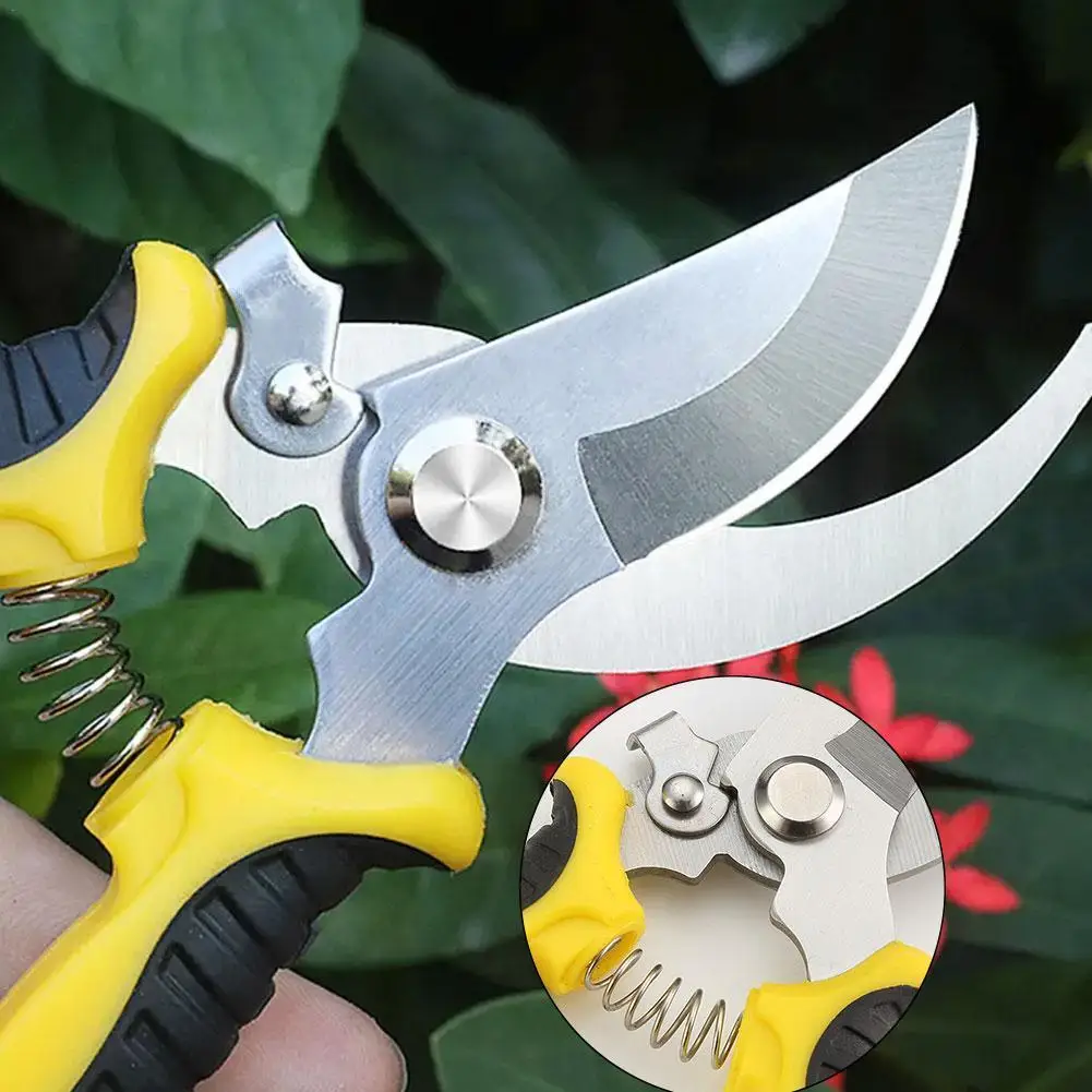 

Pruner Garden Scissors Professional Sharp Bypass Pruning Shears Tree Trimmers Secateurs Hand Clippers For Garden Beak Sciss F3Q9