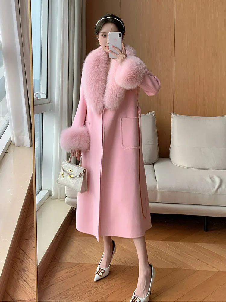 Рисунок 5 - 2023 европейские длинные кашемировые шерстяные пальто