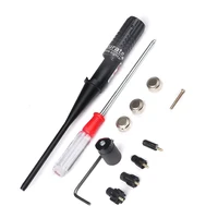 1 set adjustable adapters rifles red laser bore sighter collimator kit with box carry laser sight for 22 to 50 caliber rifies