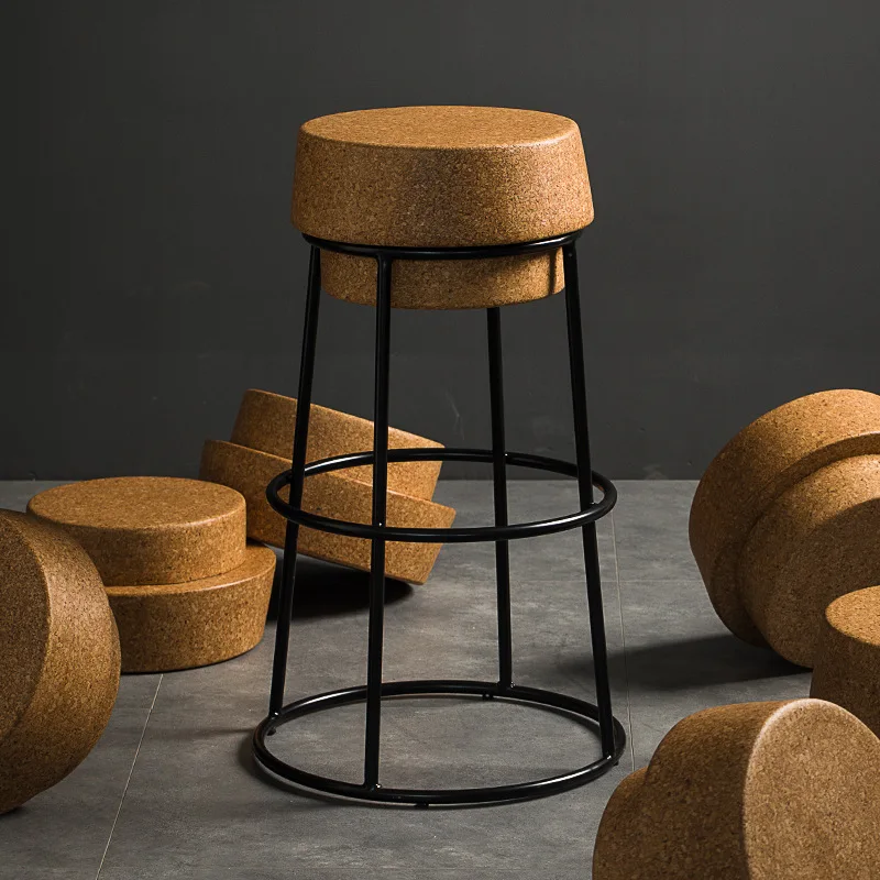 

Simple Gaming Nordic Stools Bar Table Furniture Home Kitchen Chair Design Clothing Store Stool Modern Nordic Furniture ZXF