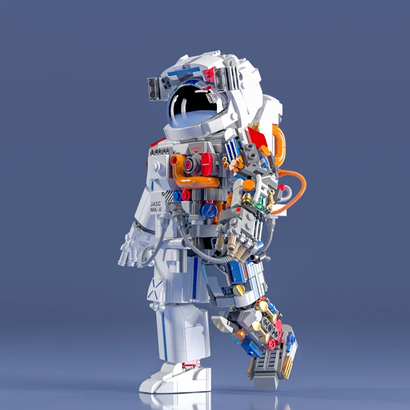 

Конструктор космический астронавт, строительные блоки MOC Moduler, «сделай сам», пазл, космос, исследование, астронавт, приключения, кирпичная мо...