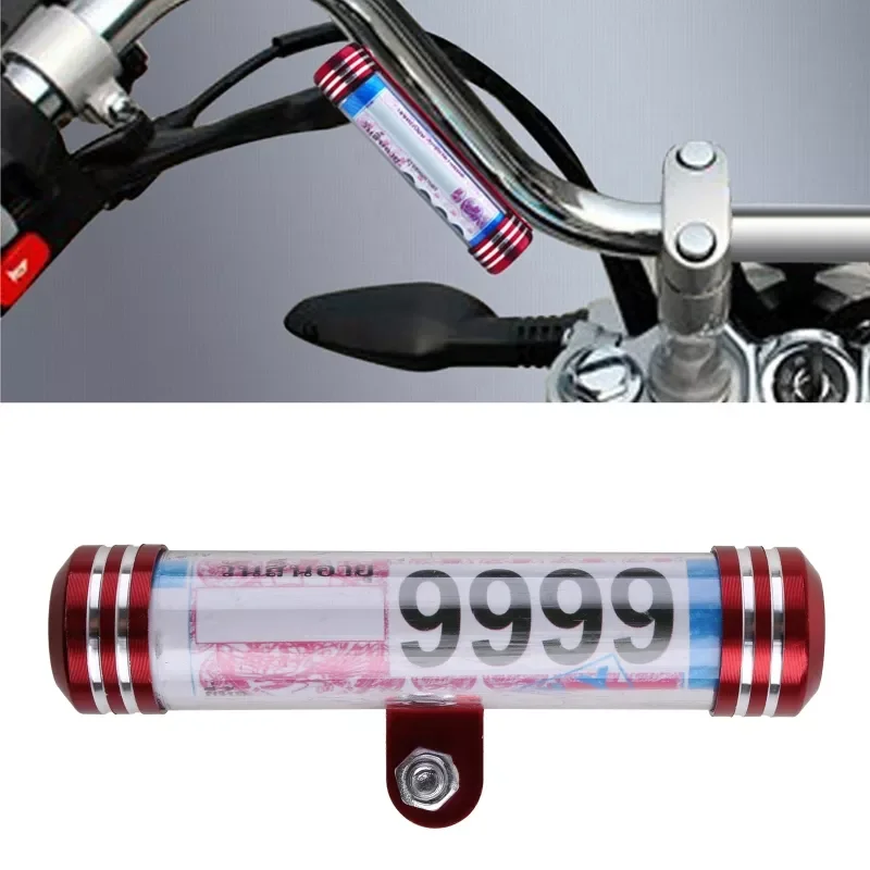 

Waterproof Universal Motorcycle Motorbike Tube Tax Disc Registration Label Stand Holder Scooter Accessories