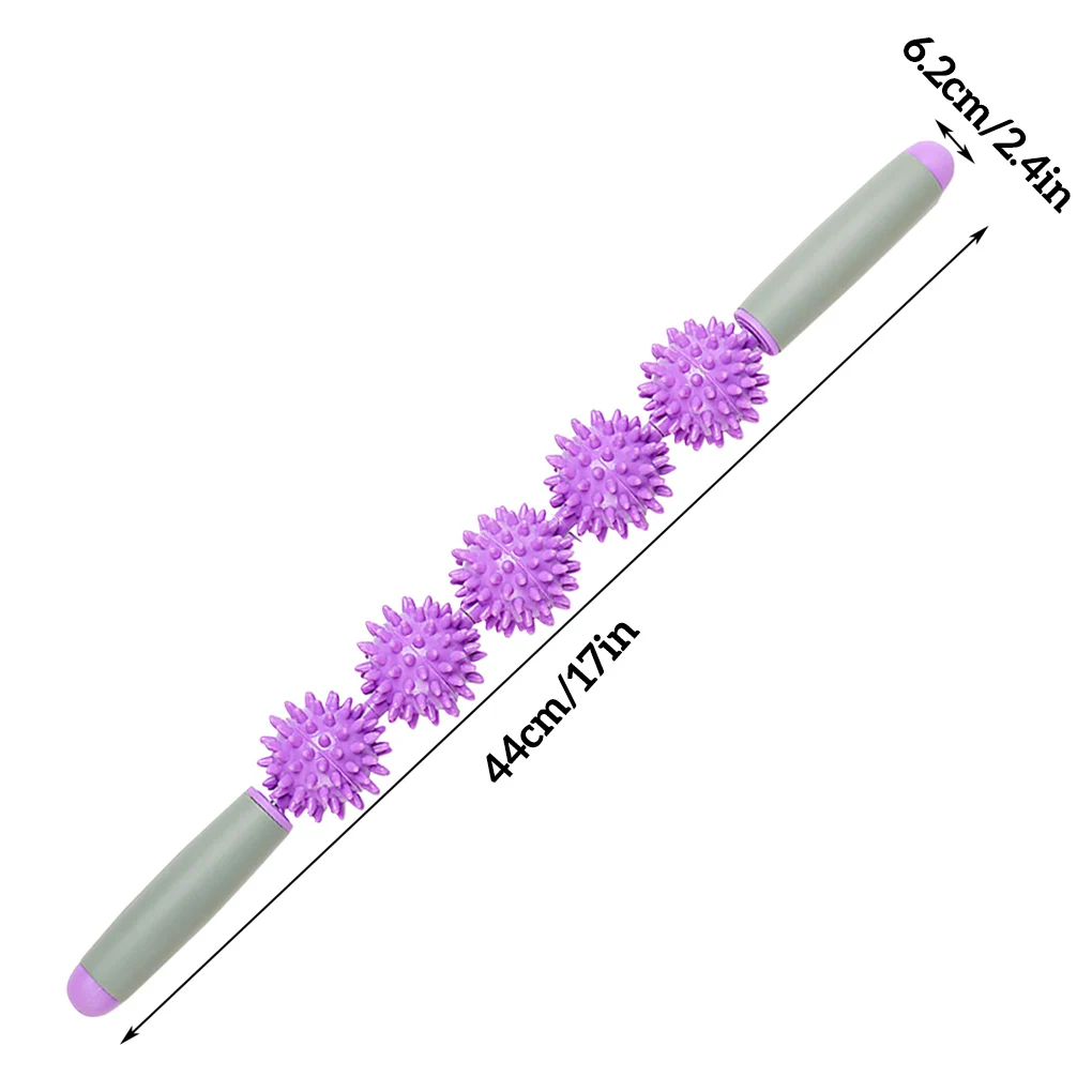 

Muscle Roller Stick Back Leg Body Massager for Reducing Soreness Tightness Soothing Cramp