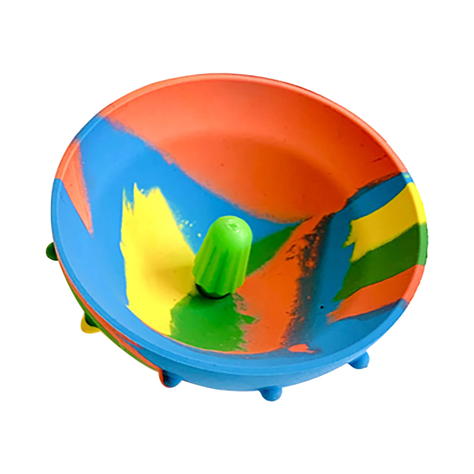 

Squishy FidgetToys Antistress Elastic Toy Camouflage Bounce Bowl Hip Hop Jumping Creativity Outdoor Sports Spinning Top